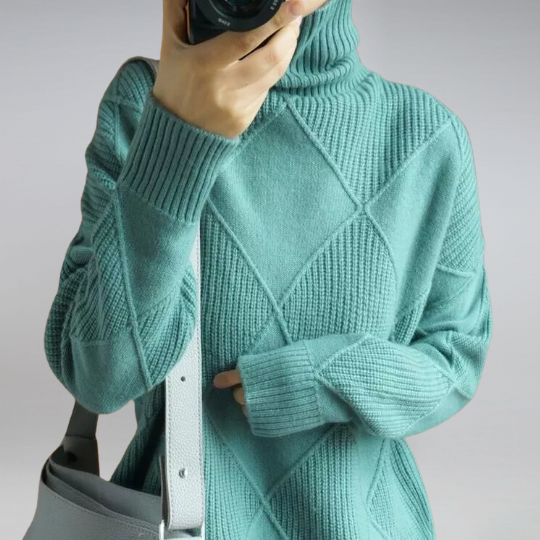 Ava™ Cashmere Turtleneck Sweater