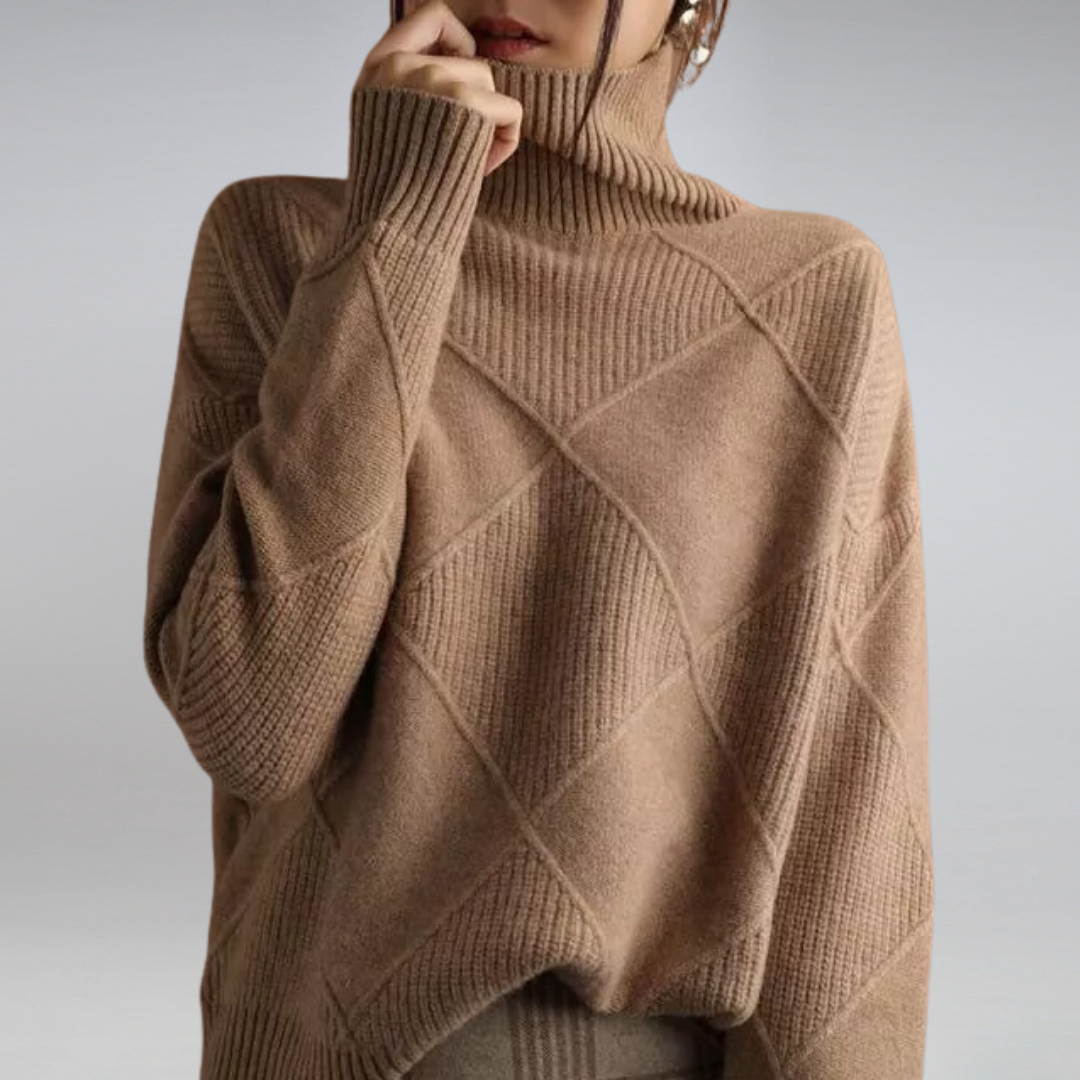 Ava™ Cashmere Turtleneck Sweater
