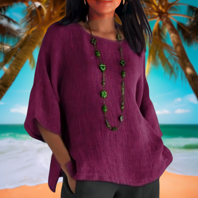 Aurelia | Summer Linen Top