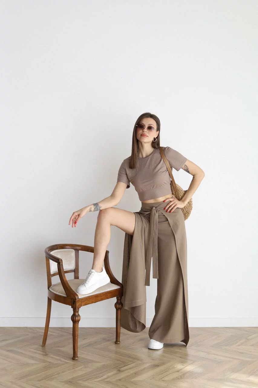 ELLA° LARGE - Linen Trousers