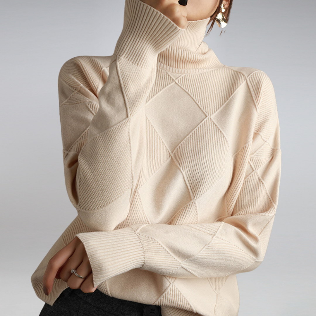 Ava™ Cashmere Turtleneck Sweater