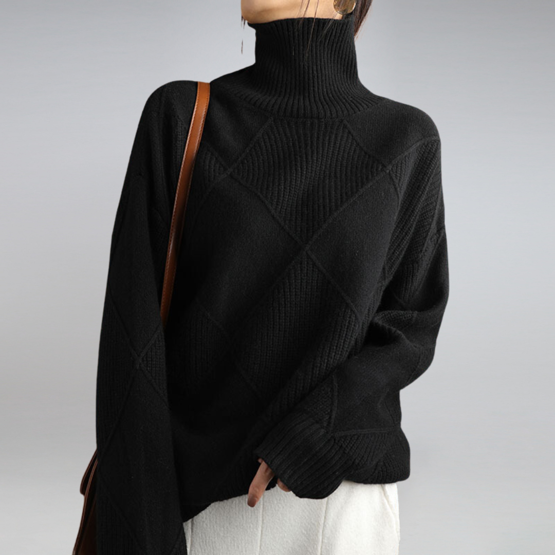 Ava™ Cashmere Turtleneck Sweater