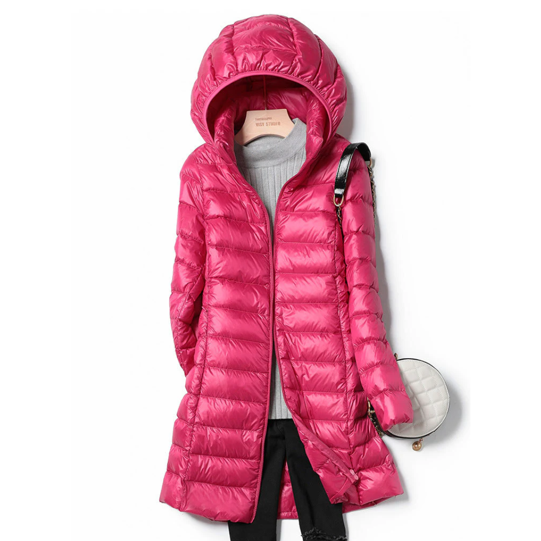 Sienna™ Long Ultralight Puff Down Jacket