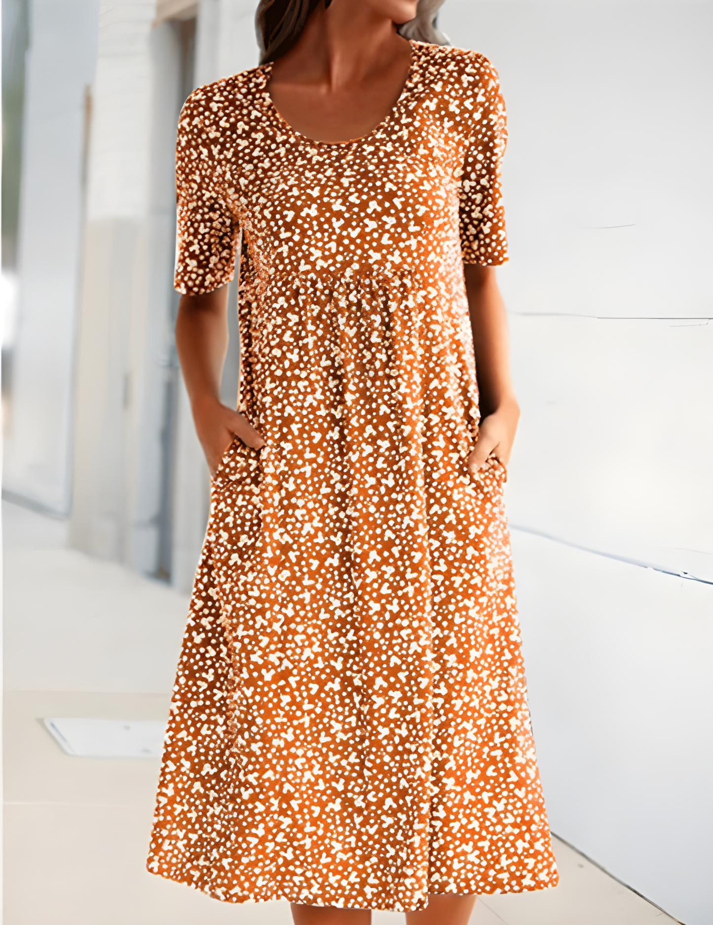 Bahira™ - Casual Round Neck Dress