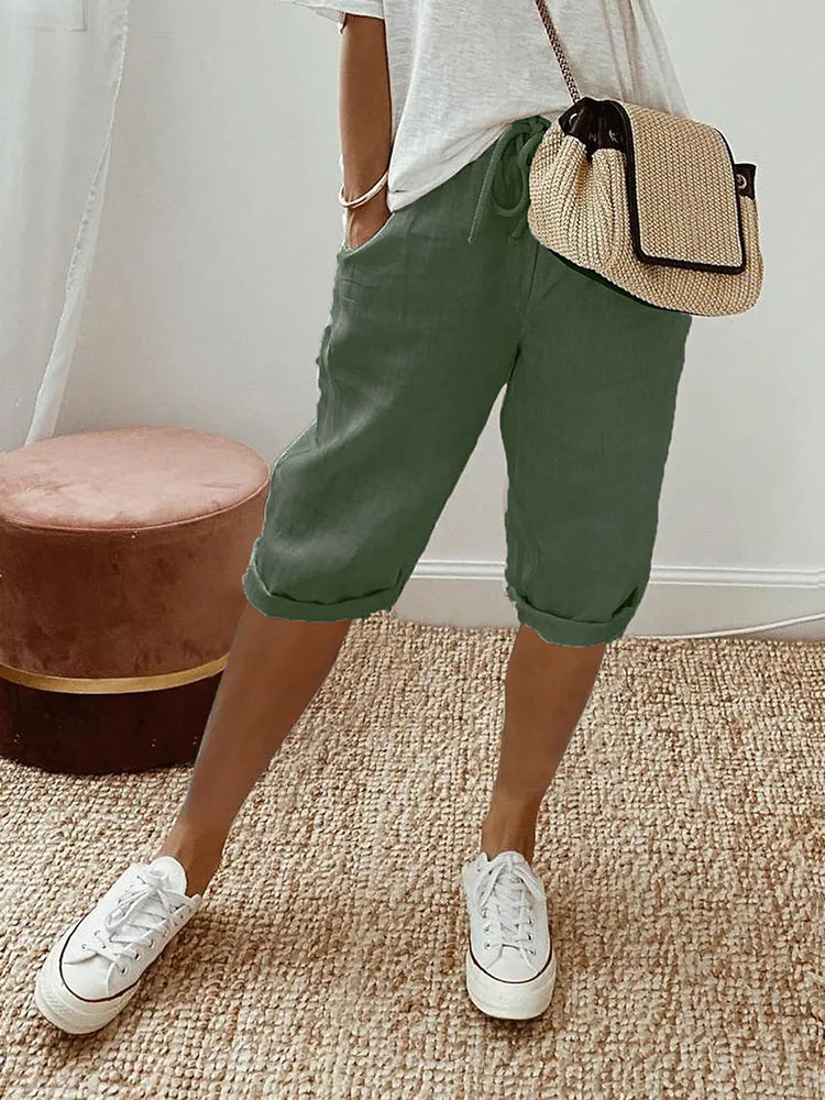 Kerri™ - Cotton-Linen Women's Pants