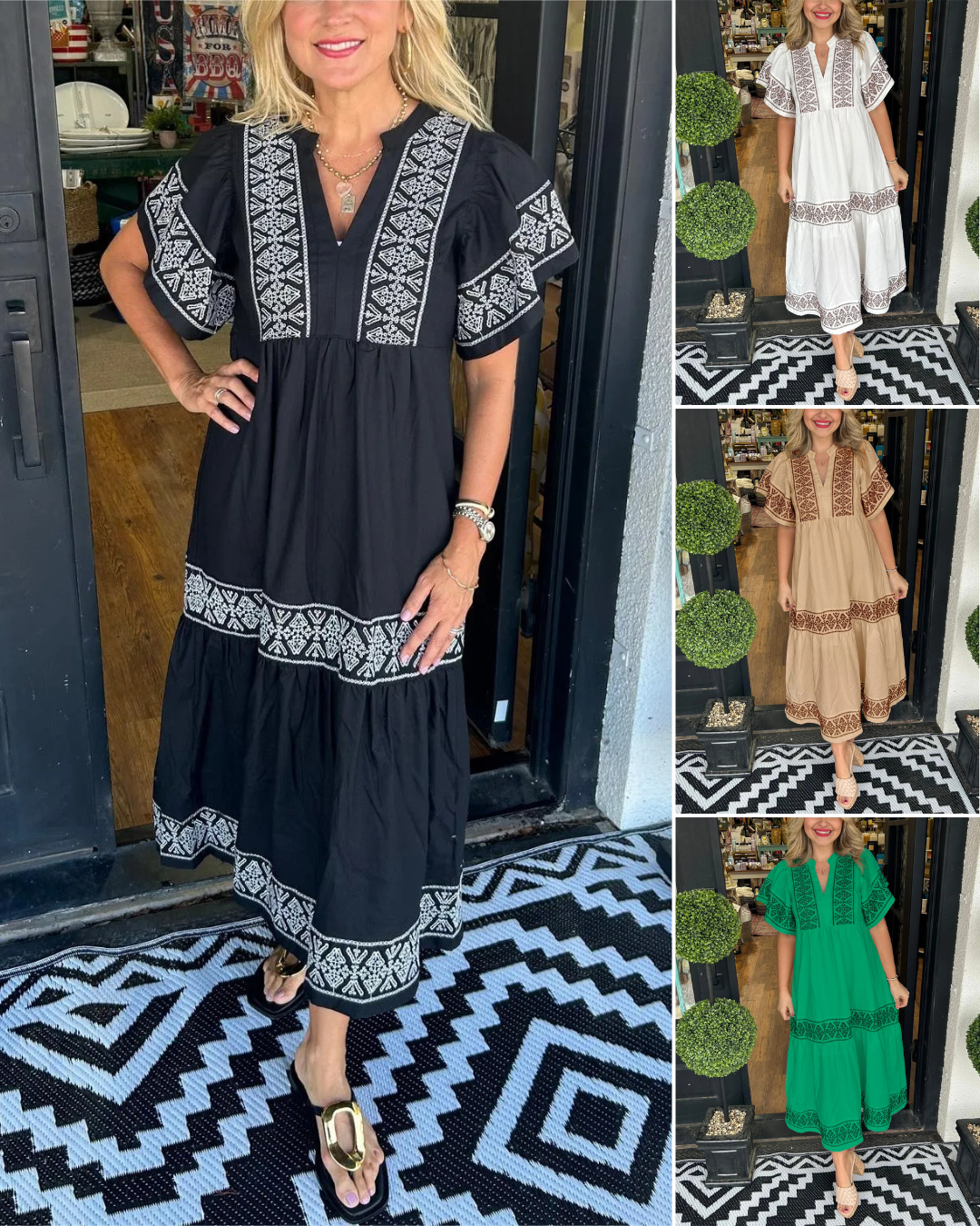 Mirella™ Dress | Boho Maxi Dress
