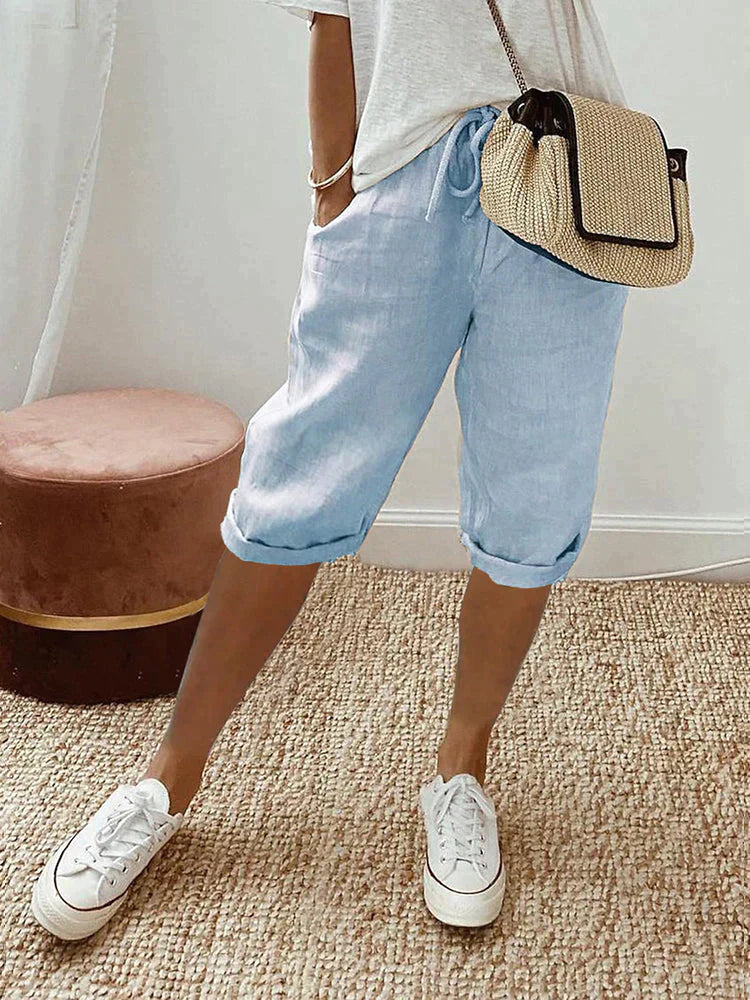 Kerri™ - Cotton-Linen Women's Pants