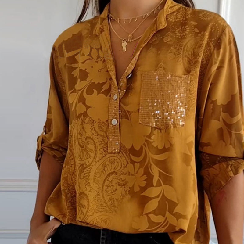 Dalia - Floral Pocket Top