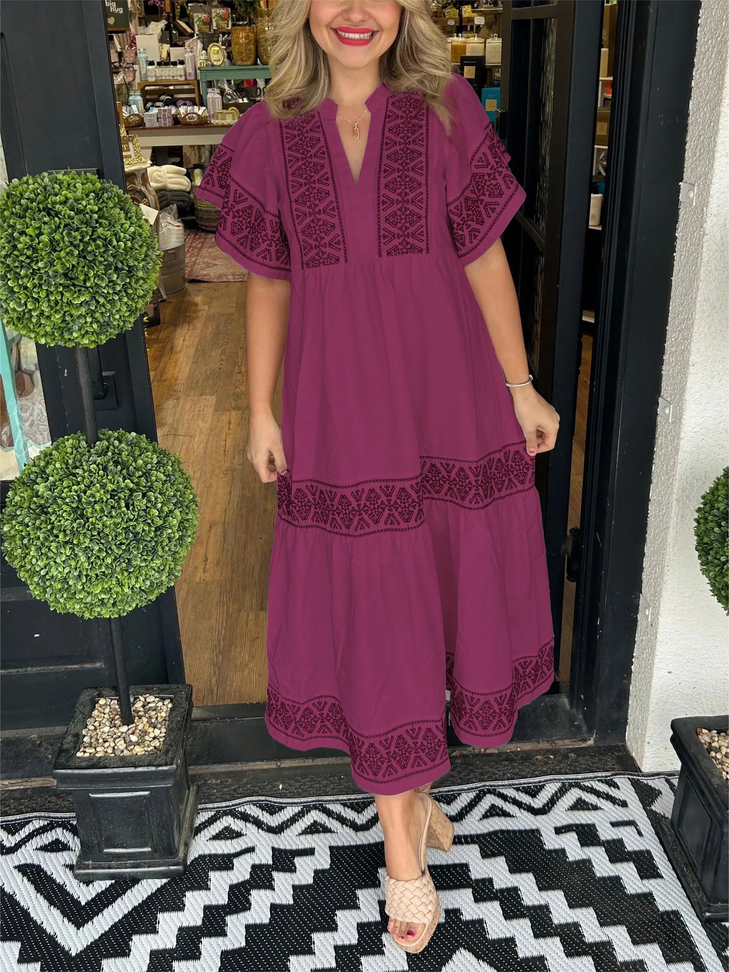 Mirella™ Dress | Boho Maxi Dress