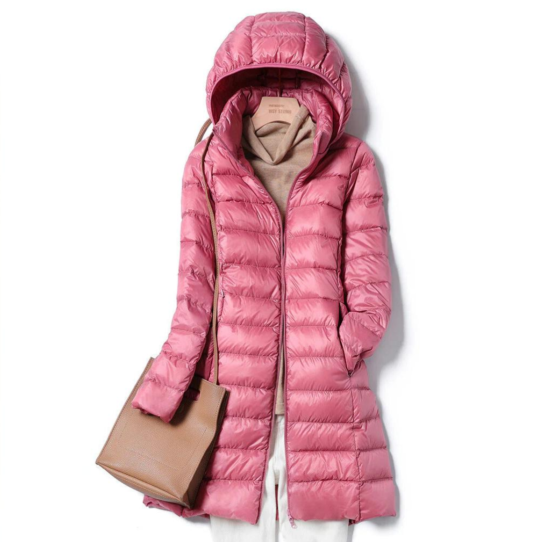 Sienna™ Long Ultralight Puff Down Jacket