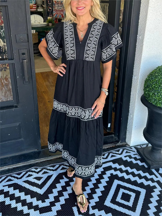 Mirella™ Dress | Boho Maxi Dress