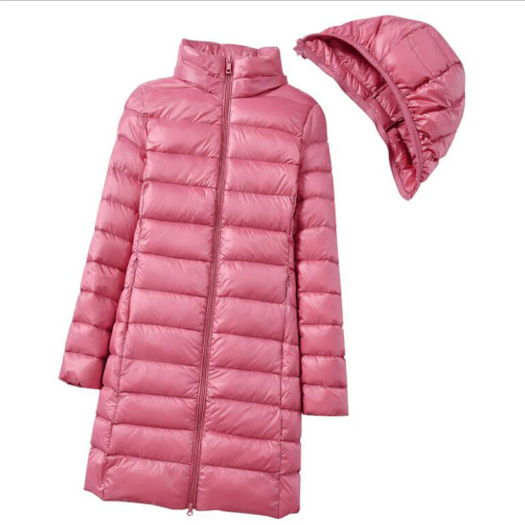 Sienna™ Long Ultralight Puff Down Jacket