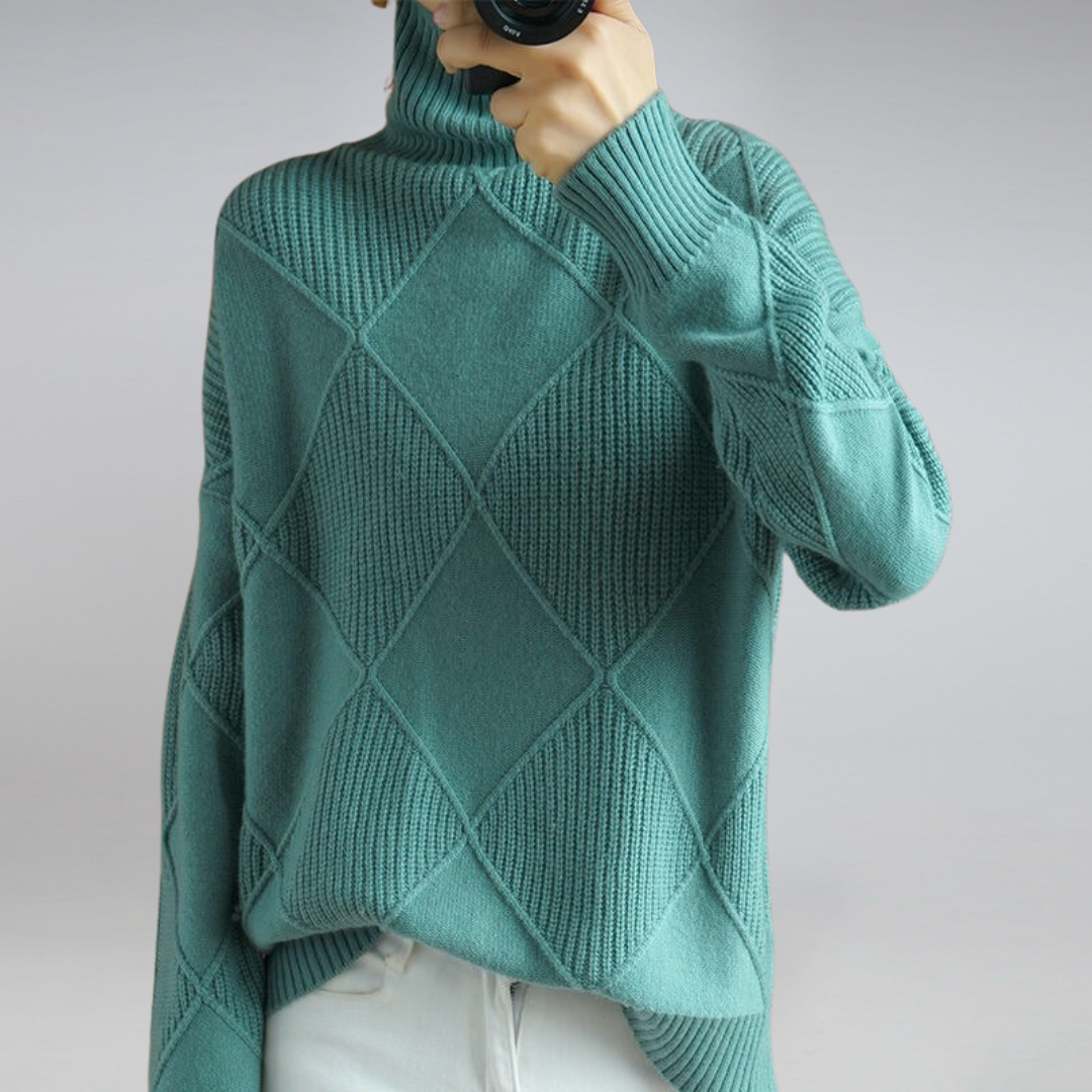 Ava™ Cashmere Turtleneck Sweater