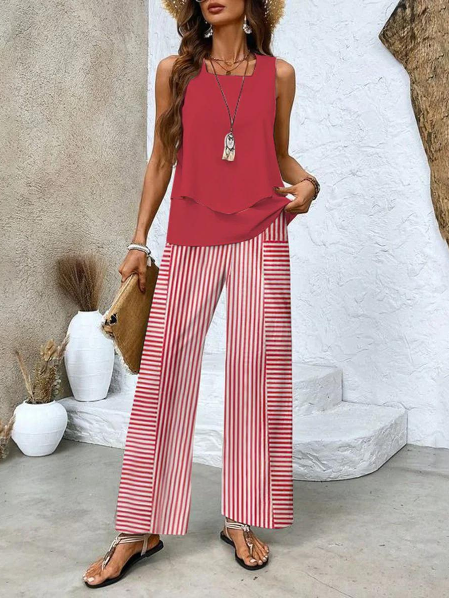 Naiomi™ | Elegant Two-Piece Summer Set
