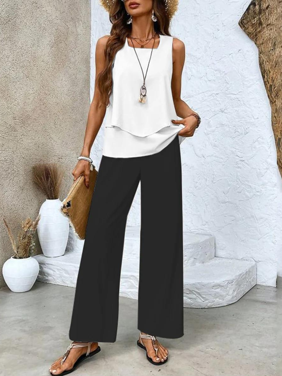 Naiomi™ | Elegant Two-Piece Summer Set