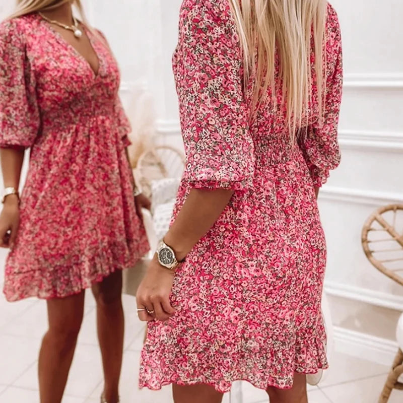 Evelyn™ - Elegant Floral Dress