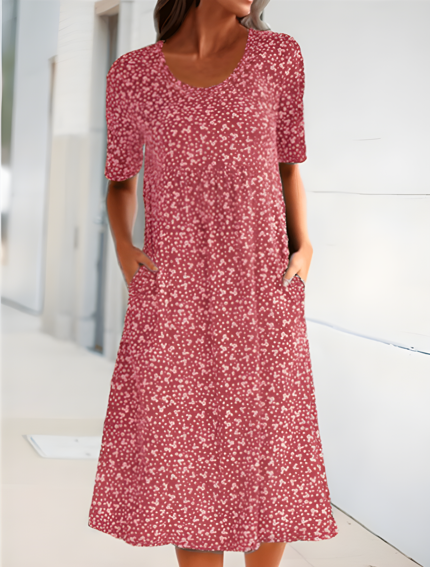 Bahira™ - Casual Round Neck Dress