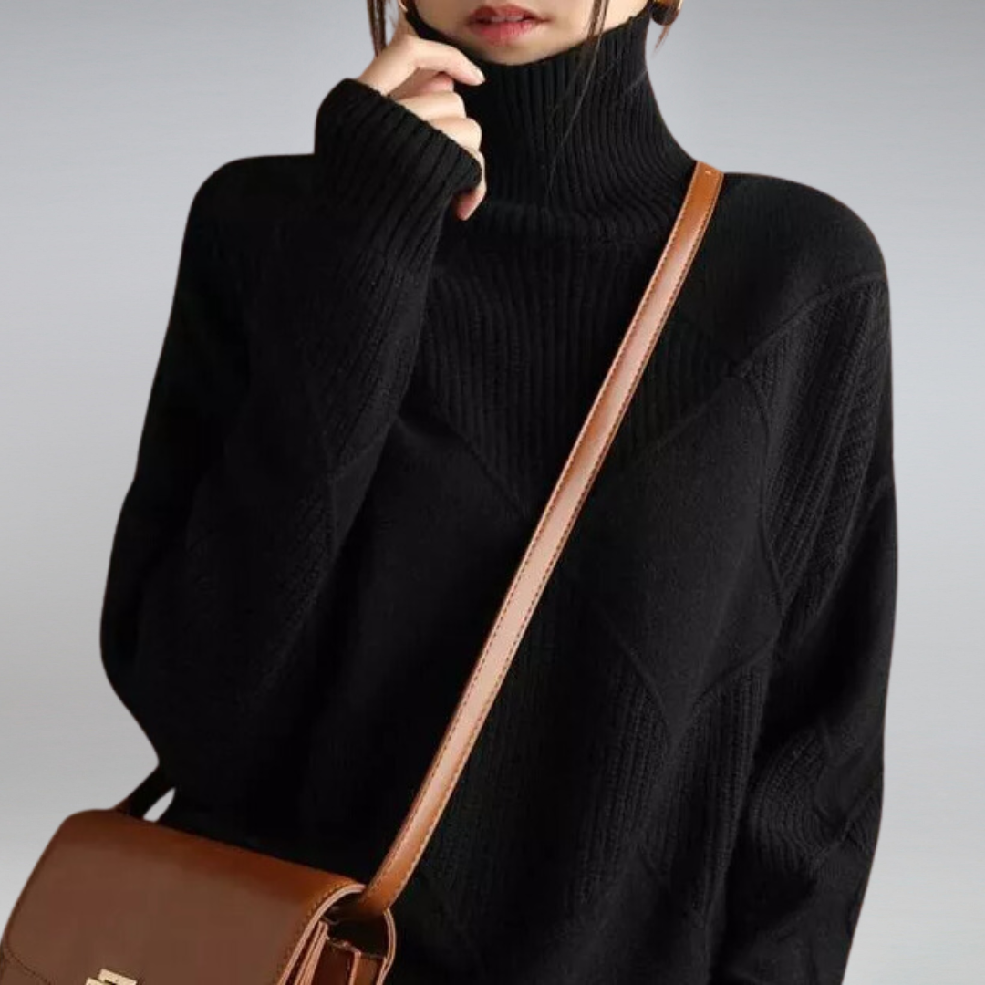 Ava™ Cashmere Turtleneck Sweater