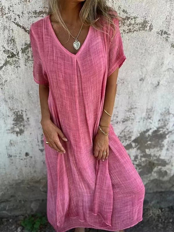 Caroline - Elegant v-neck dress