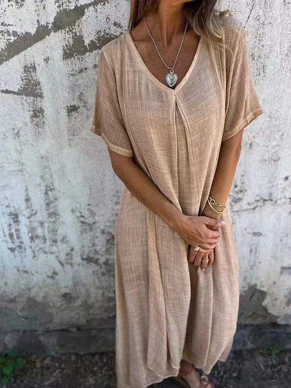 Caroline - Elegant v-neck dress