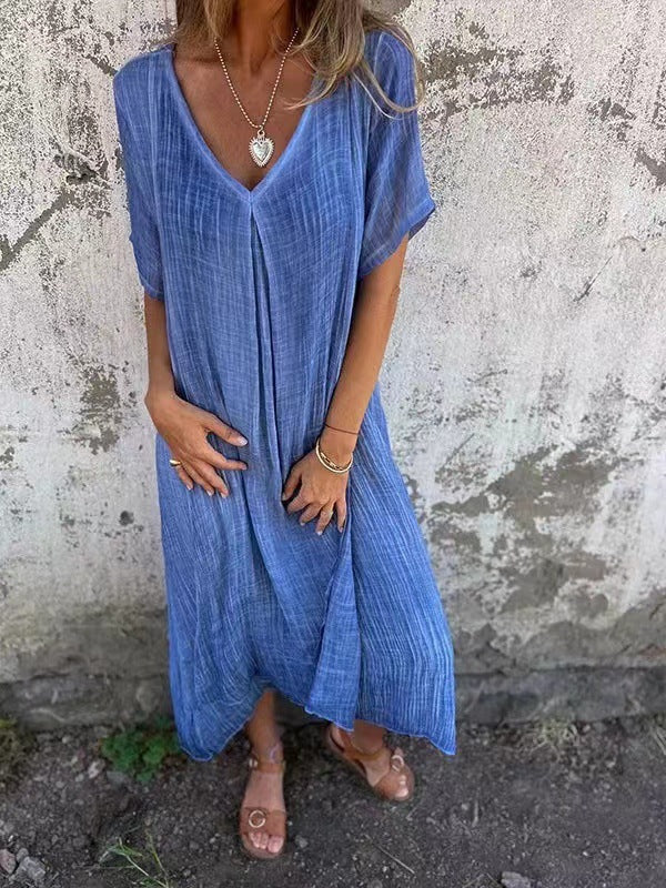 Caroline - Elegant v-neck dress