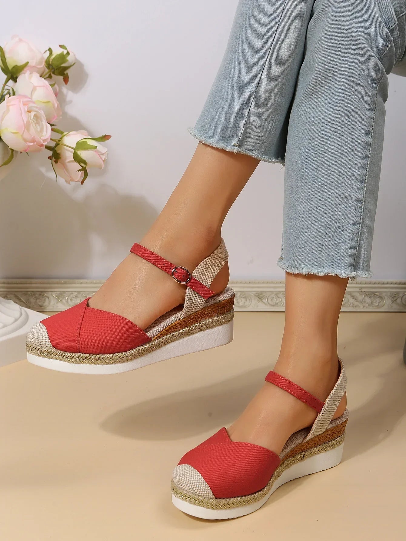 Kathrin | Women's Closed Toe Wedge Sandals