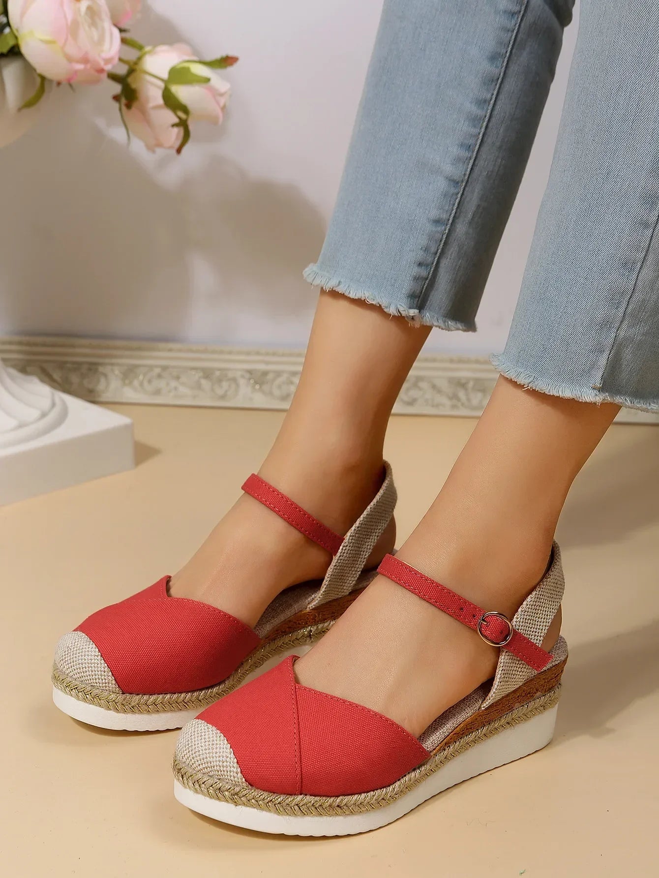Kathrin | Women's Closed Toe Wedge Sandals