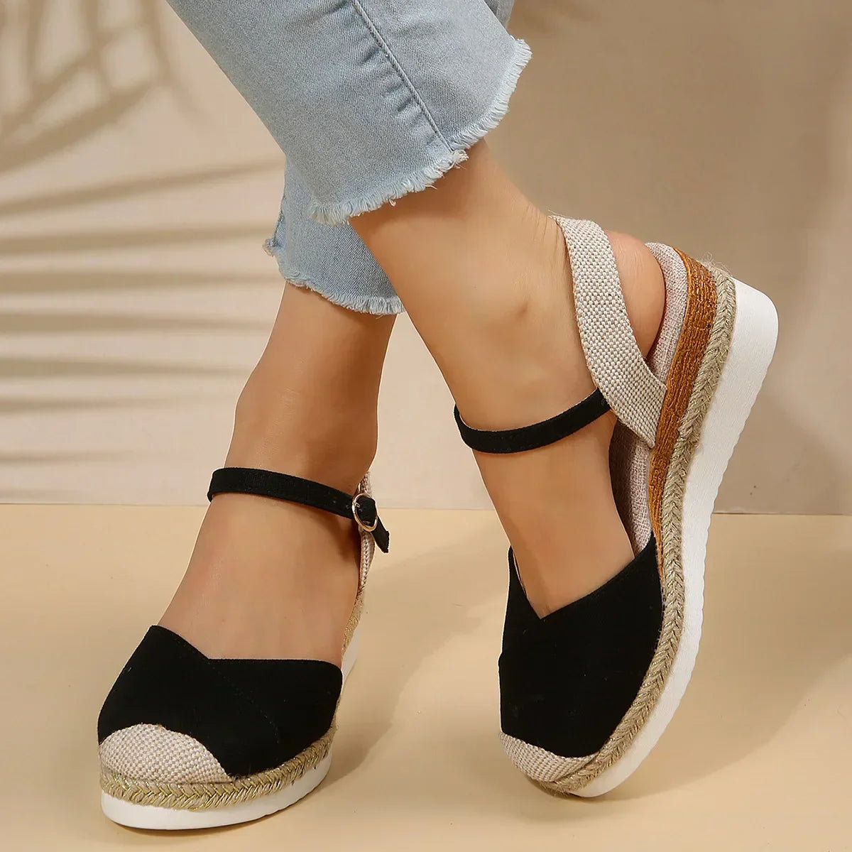 Kathrin | Women's Closed Toe Wedge Sandals