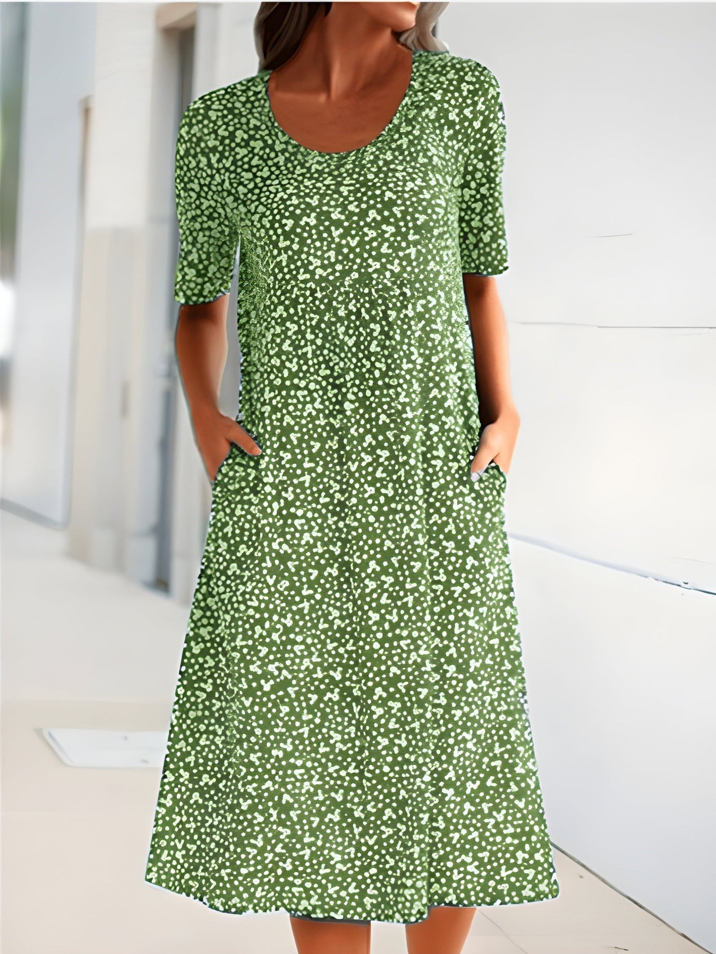Bahira™ - Casual Round Neck Dress