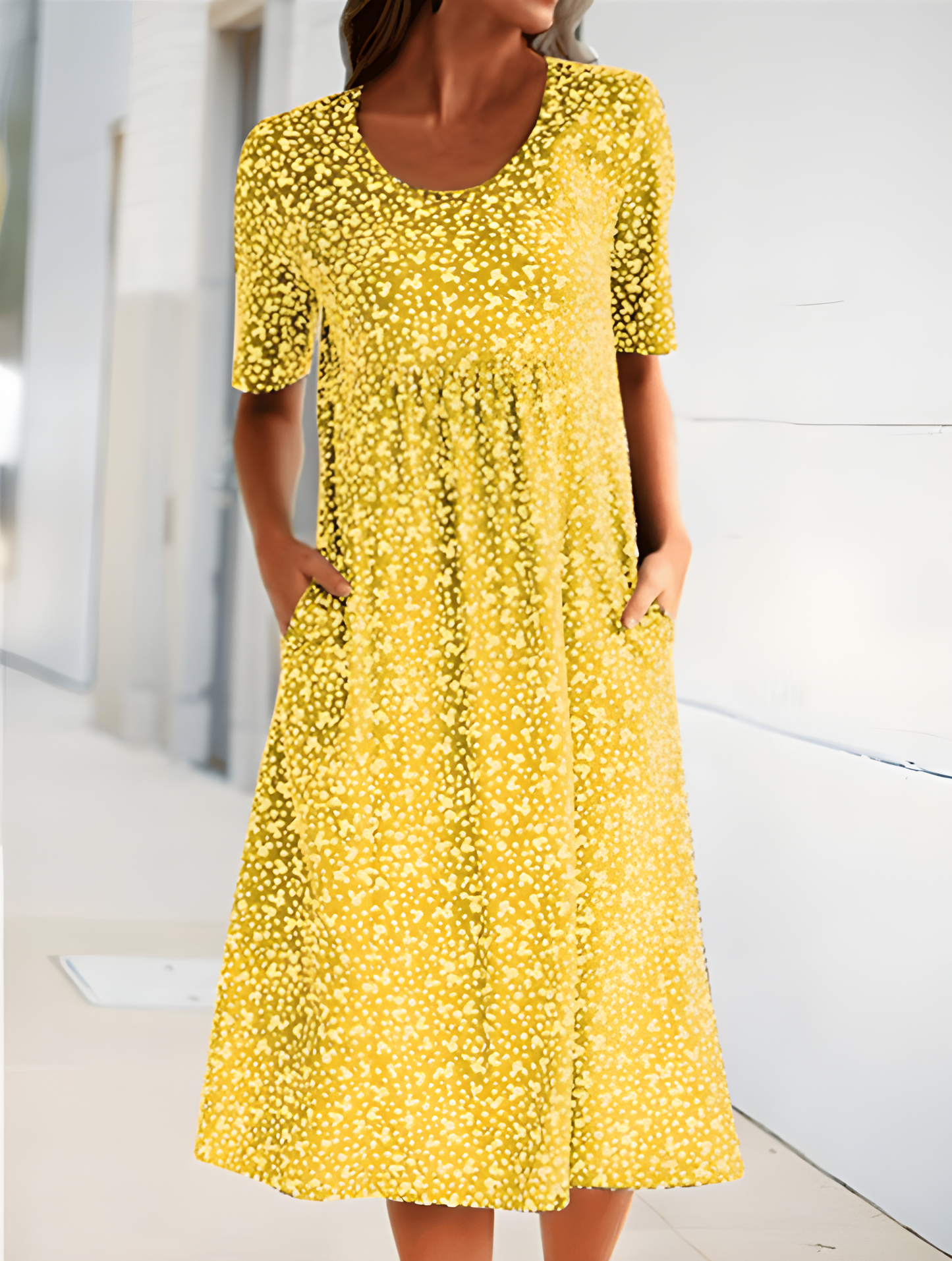 Bahira™ - Casual Round Neck Dress