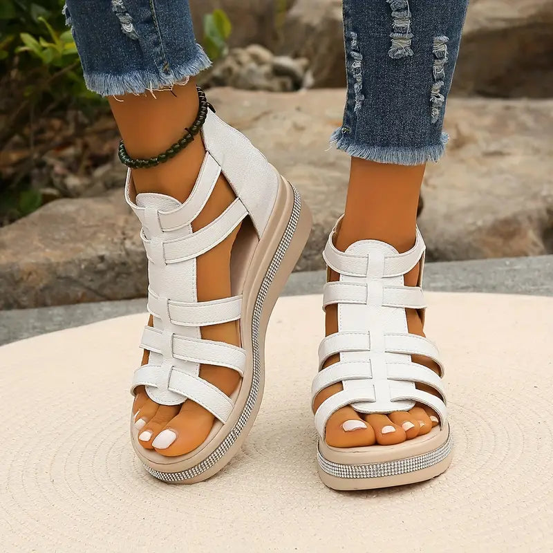 Cheri™ - Elegant Wedge Sandals