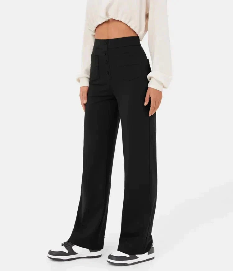 Rosali™ Elastic Pants With High Waist