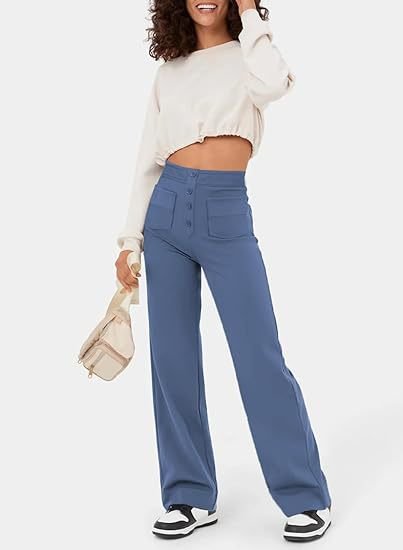 Rosali™ Elastic Pants With High Waist