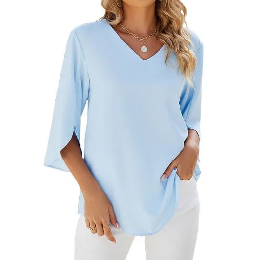 Ciara - V-neck blouse