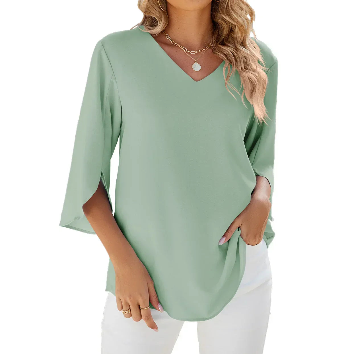 Ciara - V-neck blouse